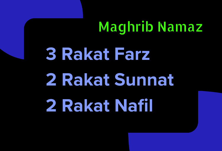 Maghrib Namaz ki Rakat Ka Chart