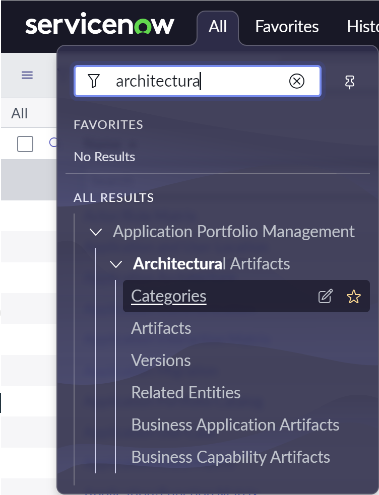 Explorando as Categorias Arquiteturais no ServiceNow