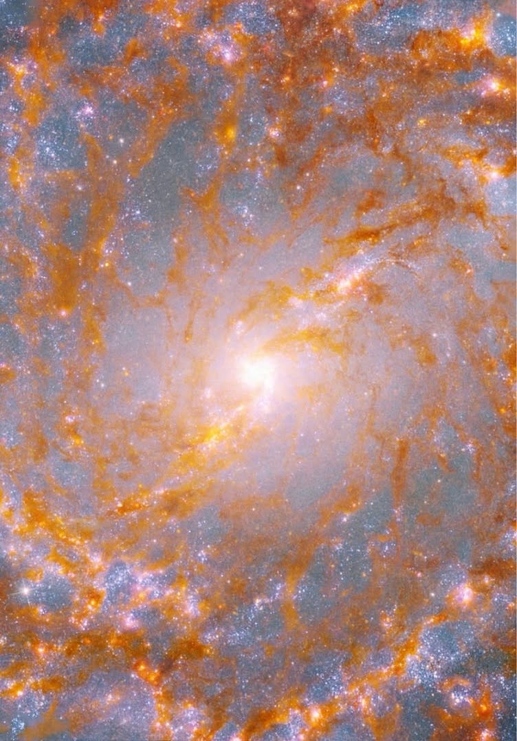 A closer look at the heart of the Pinwheel Galaxy.