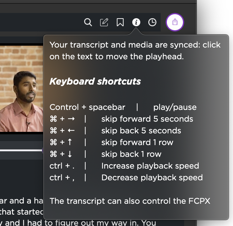 Simon Says keyboard shortcuts