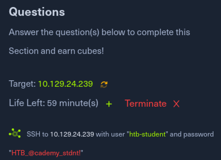 HTB Academy Linux Fundamentals: Working with Files and Directories