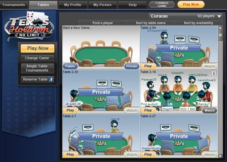 Texas holdem poker free online aol no limit