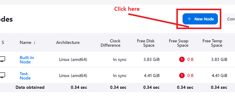 Click on New Node