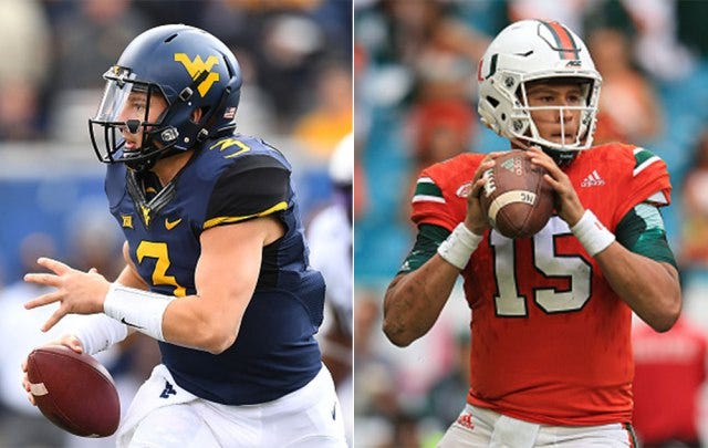 West Virginia vs Miami Russell Athletic Bowl Pick