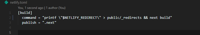 Build command to create _redirect file dynamically