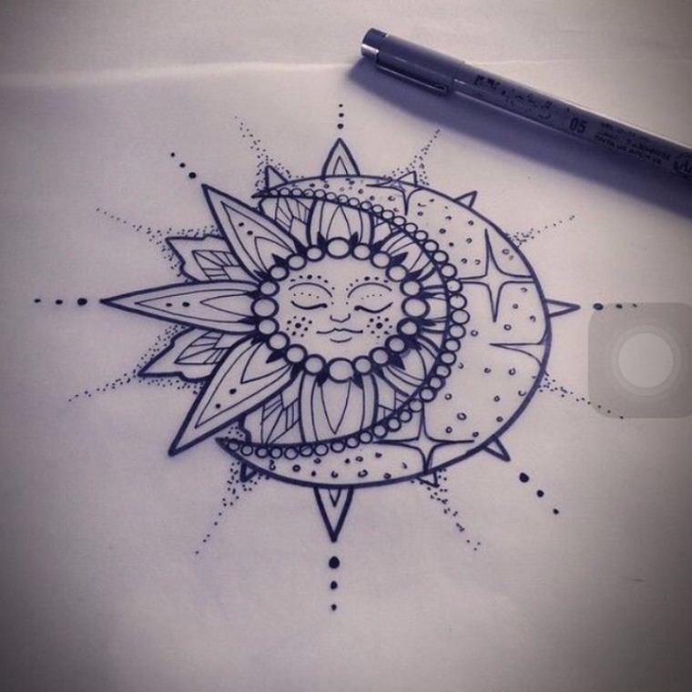Sun And Moon Tattoos: Meanings, Ideas and Design Inspiration ... - moon and the sun tattoo meaningbr /

