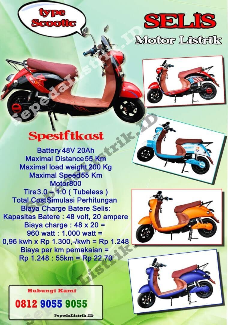 Harga Jual Sepeda Listrik  Universal  DC 48V 1500W 