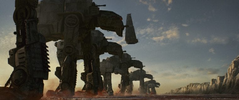 Star Wars: The Last Jedi — AT-AT Walkers