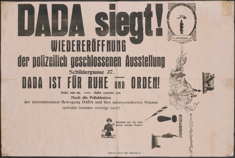 Image of the Dada Movement poster
