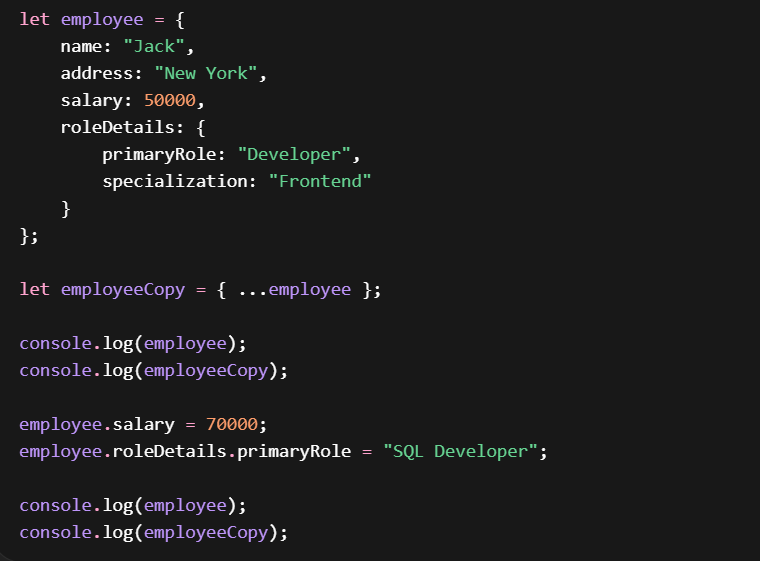 Why Changing One Object Changes Another in JavaScript: Shallow Copy vs Deep Copy