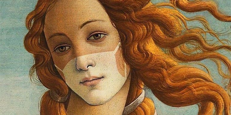 Botticelli’s Venus via Dan Cretu