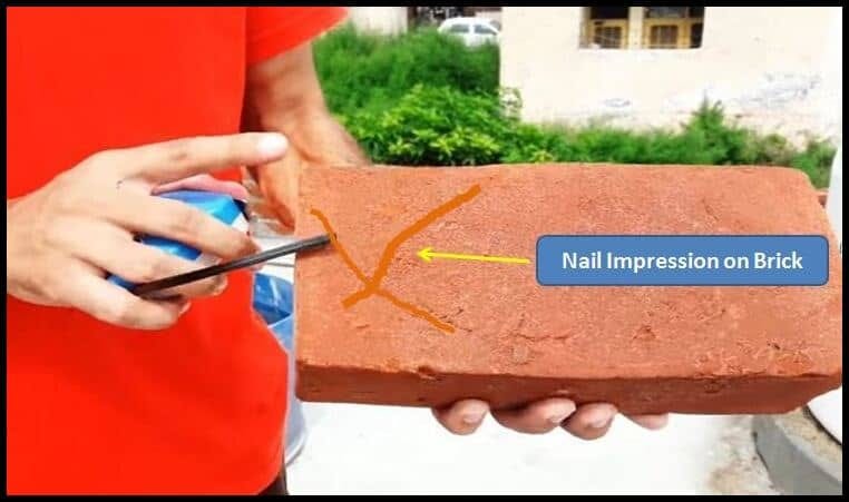 Hardness Test of Bricks