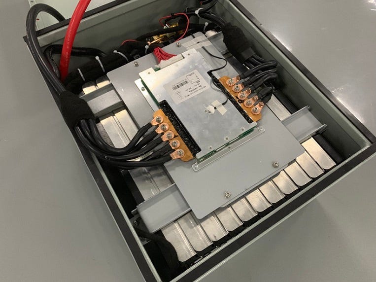 Lithium Battery — Cassette Sheet Modules in Battery Pack