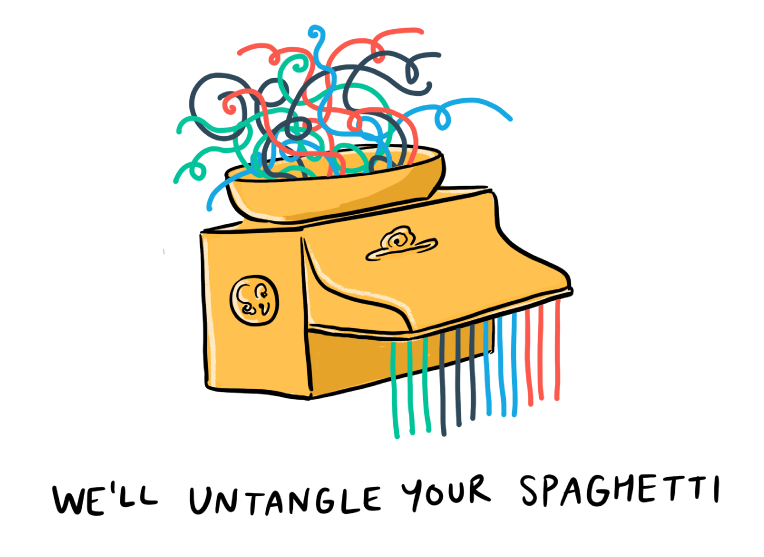 We’ll untangle your spaghetti