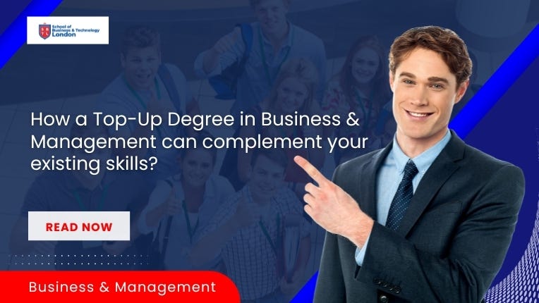 Top-Up Degree in Business & Management Course UK