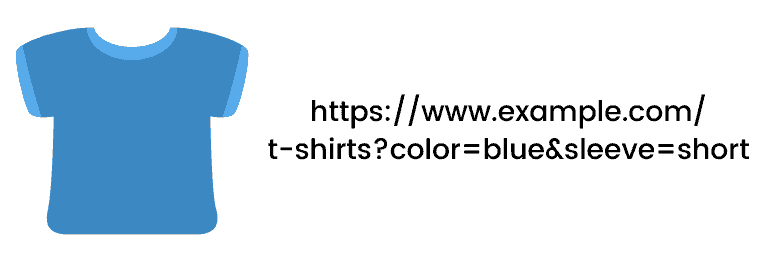 t-shirt ecommerce URL example