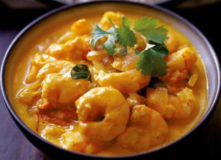 COCONUT SHRIMP CURRY