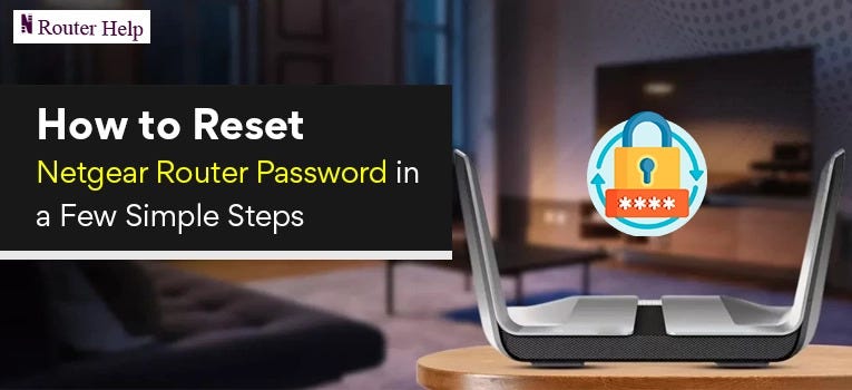 Reset Netgear Router Password