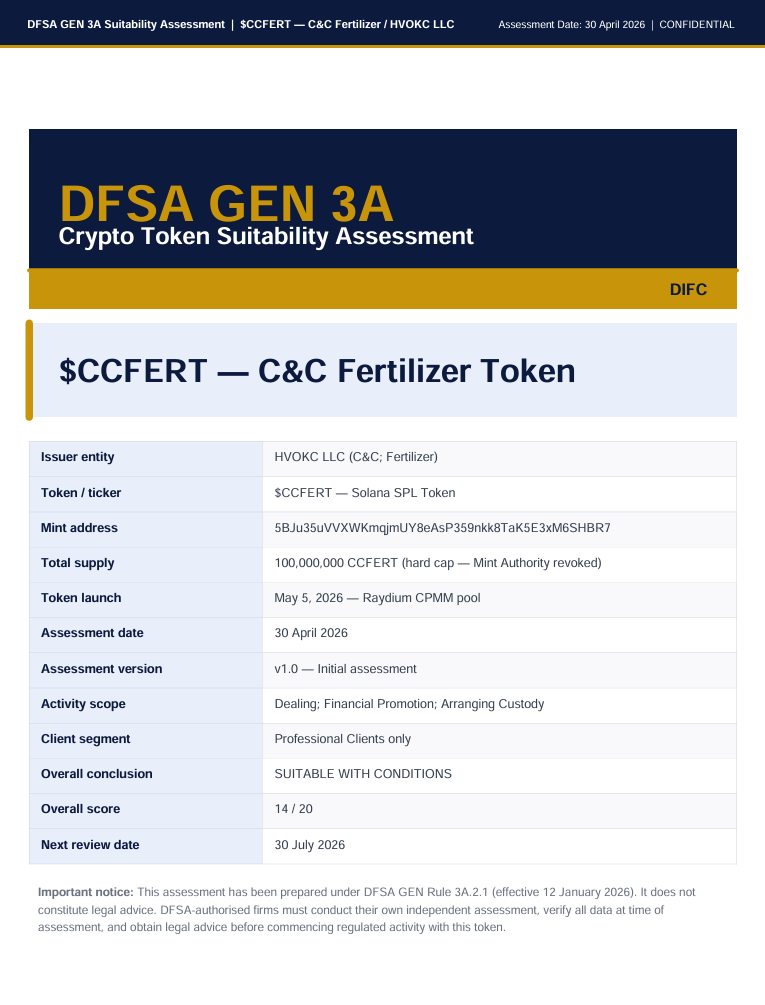 I Studied the Best-Built Solana Token of 2026 and Rebuilt $CCFERT Around What I Learned