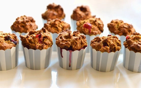 Pumpkin Cranberry Muffins