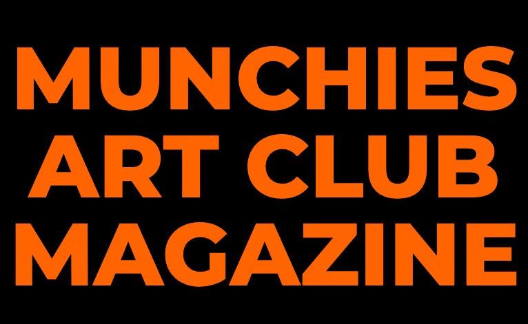 logo munchies art club magazine on medium