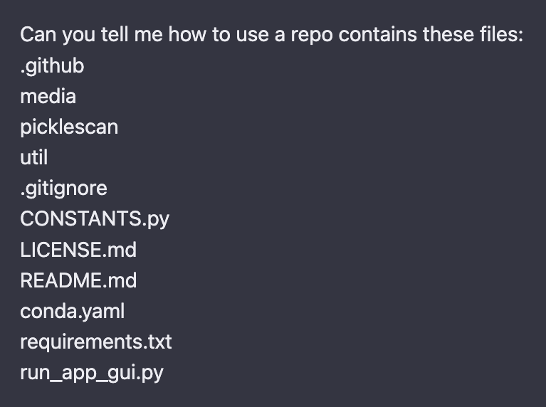 tanyakan pada ChatGPT tentang cara menggunakan file repo pemindai acar