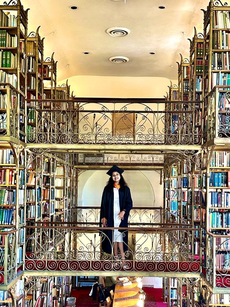 Picture I got during my graduation at Cornell in my favourite library.