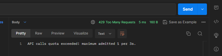 429 Too Many Requests