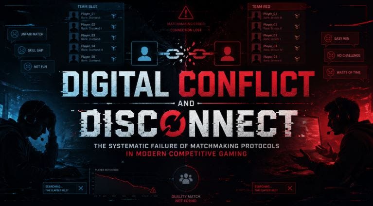 Digital Conflict and Disconnect: The Systematic Failure of Matchmaking Protocols in Modern…