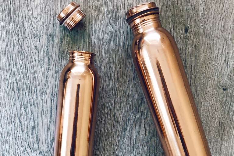 benefits of drinking from copper bottle