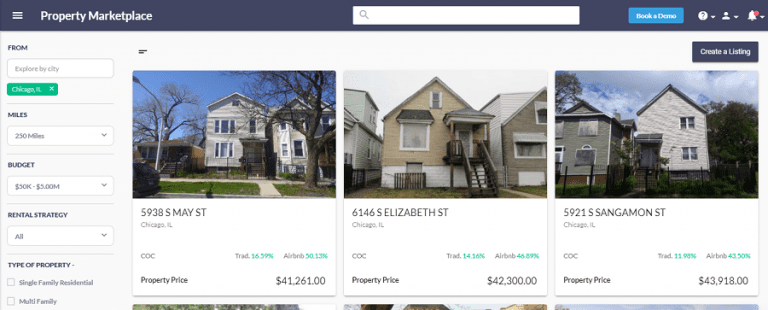 Find short sales in the Mashvisor Property Marketplace