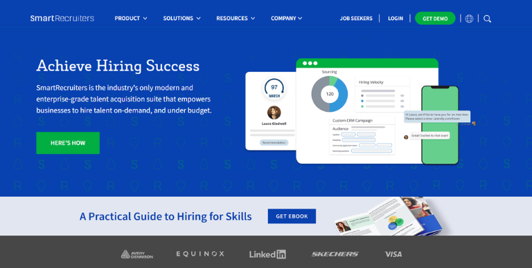 smart recruiters home page
