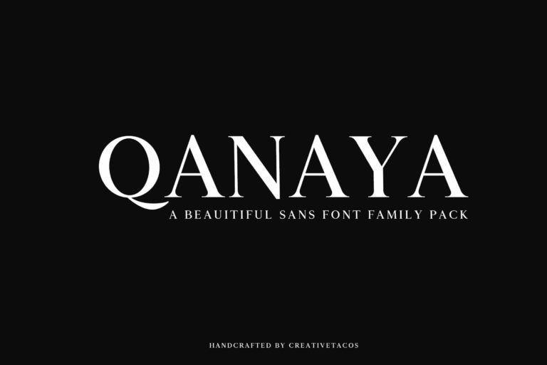 Qanaya Serif Font Family Pack