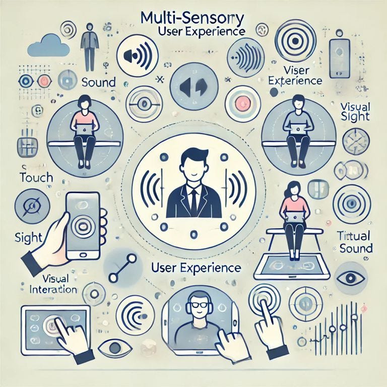 Image showing multi-sensory user experience