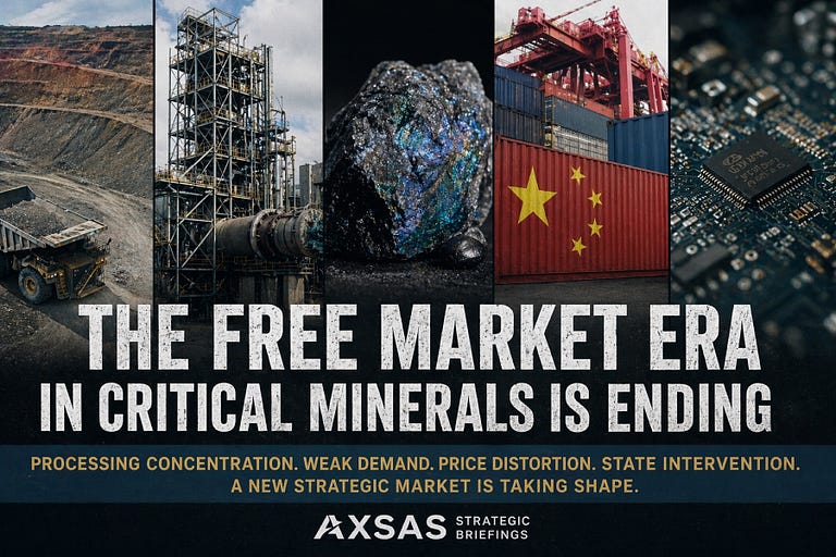 The Free Market Era in Critical Minerals Is Ending
