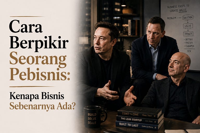 Cara Berpikir Seorang Pebisnis: Kenapa Bisnis Sebenarnya Ada?