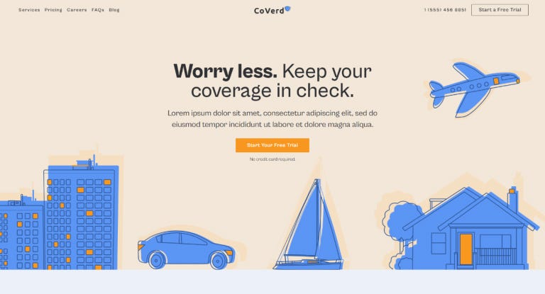 CoVerd — Technology Website Template