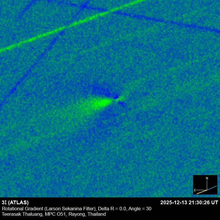 3I/ATLAS Still Shows an Anti-Tail as it Gets Closer to Earth 3I/ATLAS Still Shows an Anti-Tail as it Gets Closer to Earth