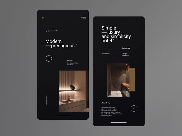 Designhunt — Mobile version concept