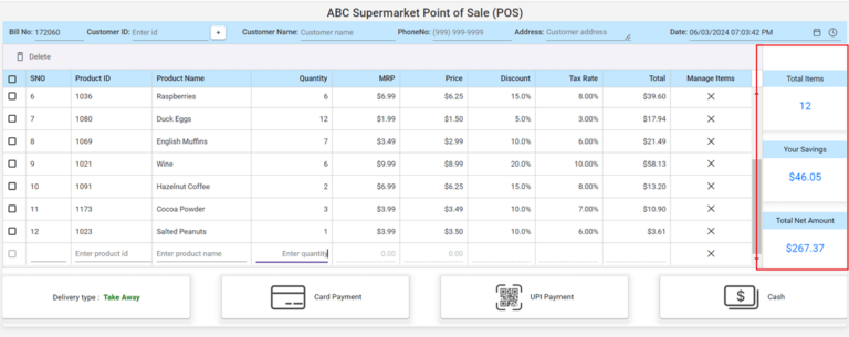 Smart bill analyzer using cards