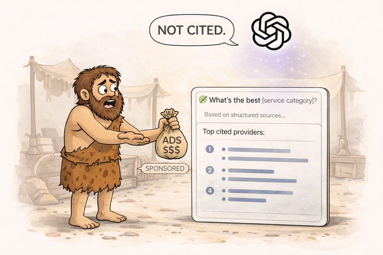 ​​ChatGPT Ads Are Here. They Don’t Replace Organic AI Visibility.