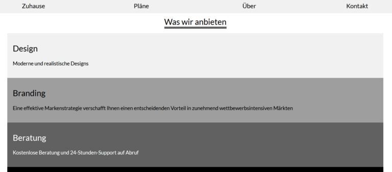 The German W3CSS marketing template.