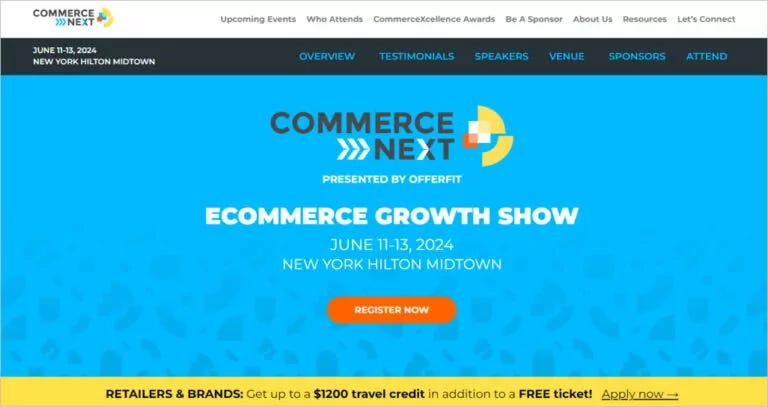 Commerce Next SEO and digital marketing conference