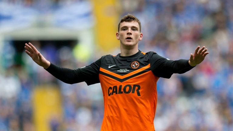 Andrew Robertson at Dundee United