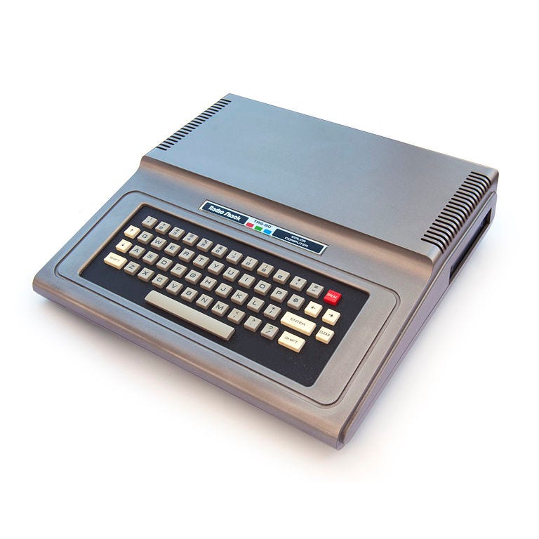 Picture of a TRS-80 Color Computer 1