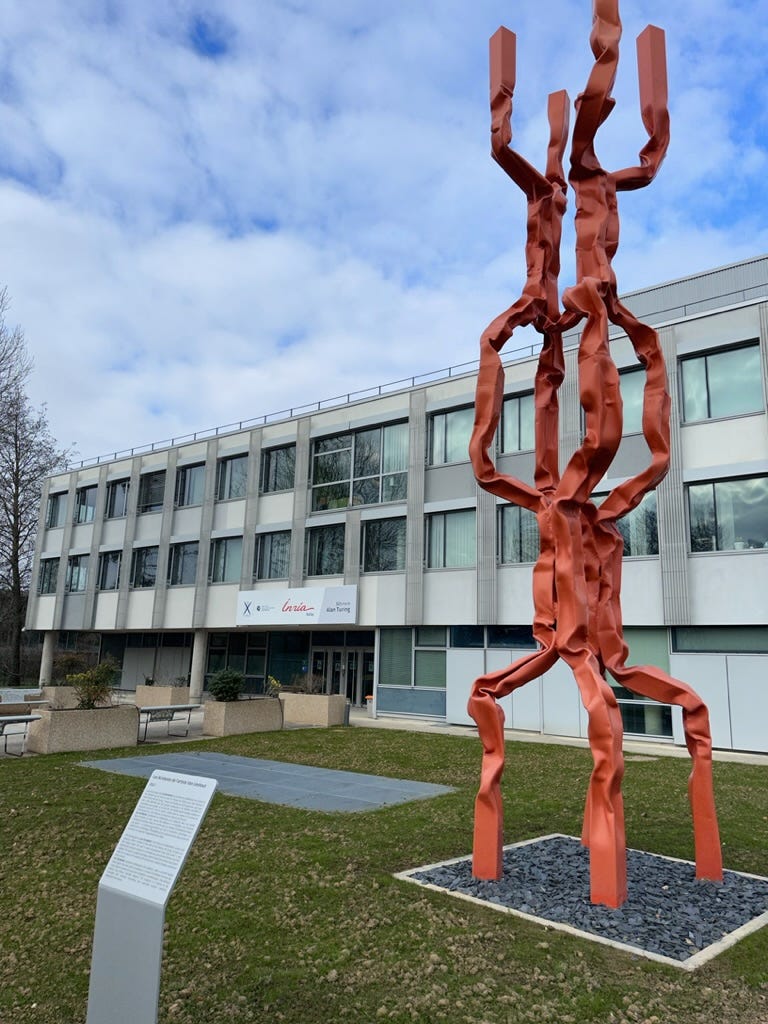 “Les Acrobates” (Van Lieshout 2017) celebrating collaboration, science and creativity, but also trial and error.