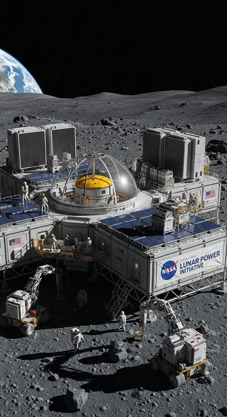 NASA Is Officially Building a Nuclear Reactor on the Moon NASA Is Officially Building a Nuclear Reactor on the Moon
