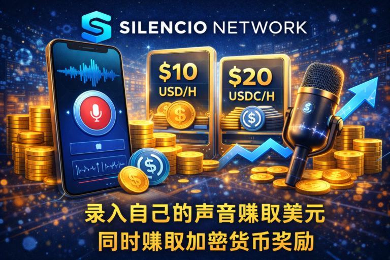 Silencio Network 全面介绍：用你的声音赚钱 + 加密奖励机会