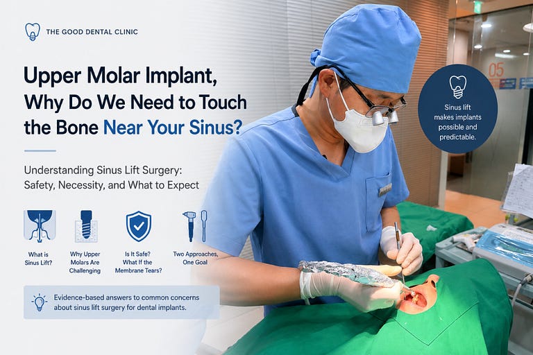 Getting an Upper Molar Implant – Why Does It Involve the Space Next to My Nose?