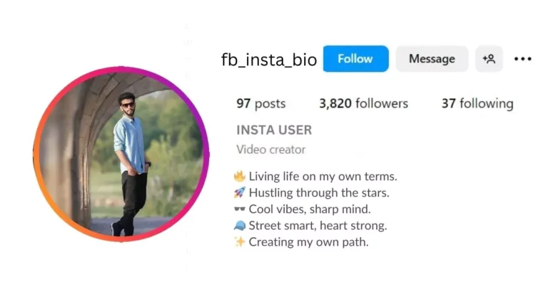 Best Instagram bio for Boy Is visible in this image